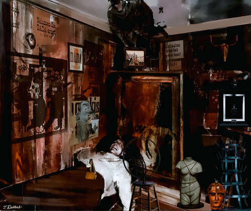 The First and the Last dada Exhibit       after Adrian Ghenie Thomas Dellert