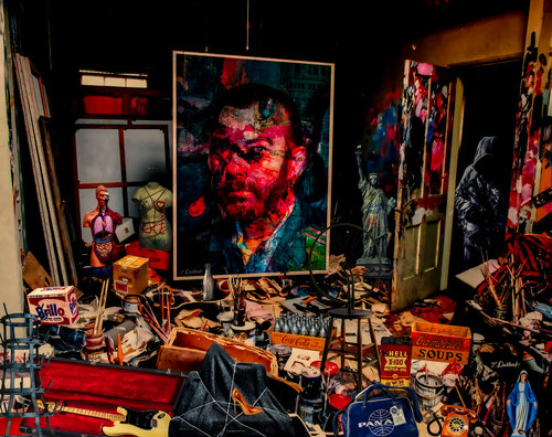 My Art  My Studio My Life  My Future di Thomas Dellert, Fotografia in vendita su Singulart