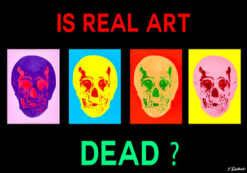 Is Real Art Dead ? di Thomas Dellert, Fotografia in vendita su Singulart