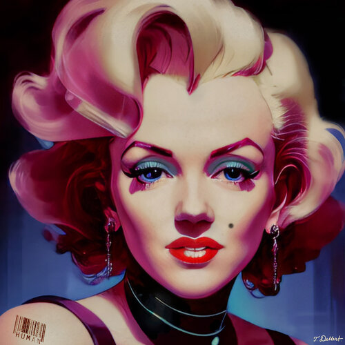 Cyber Marilyn par Thomas Dellert, Digital en vente sur Singulart