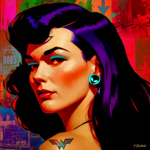 Cyber Bettie par Thomas Dellert, Digital en vente sur Singulart