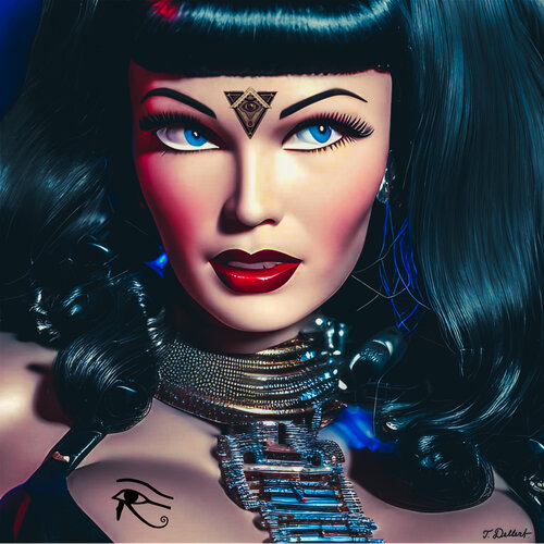 Futuristic Bettie par Thomas Dellert, Digital en vente sur Singulart