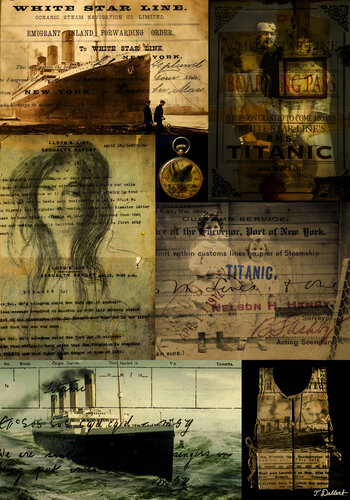 TITANIC memory Collage. van Thomas Dellert, Fotografie te koop op Singulart