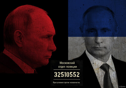 Vladimir Putin War Criminal van Thomas Dellert, Fotografie te koop op Singulart