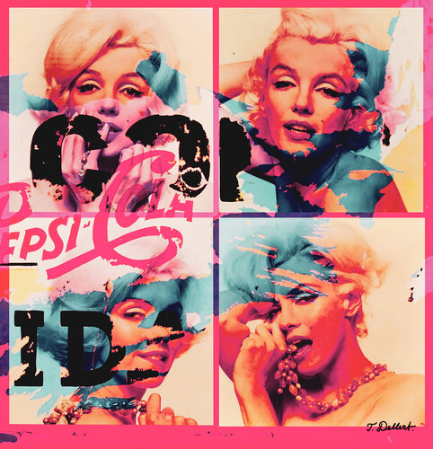 American Dreams Pepsi and Monroe di Thomas Dellert, Fotografia in vendita su Singulart