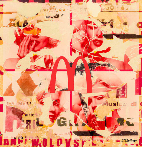 American Dreams  Monroe and Mc Donalds di Thomas Dellert, Fotografia in vendita su Singulart