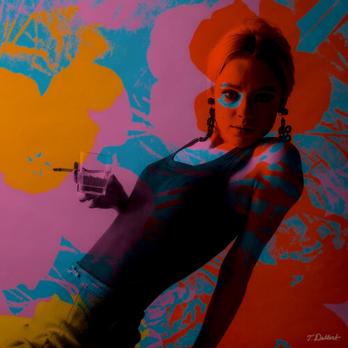 Warhols fragile Flower Eddie van Thomas Dellert, Fotografie te koop op Singulart