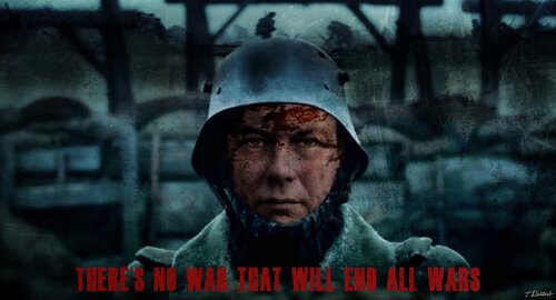 WAR IS WAR NOTHING MORE    The artist Thomas Dellert as a WW1 soldier di Thomas Dellert, Fotografia in vendita su Singulart