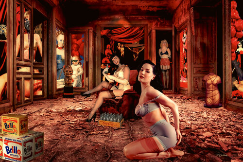 Dita and Bettie in the ART room Thomas Dellert