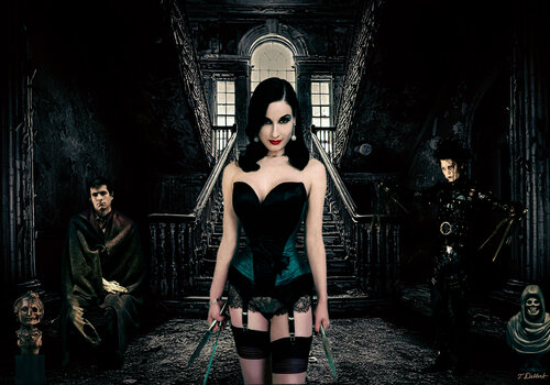 Dita in the Spooky Manson di Thomas Dellert, Fotografia in vendita su Singulart