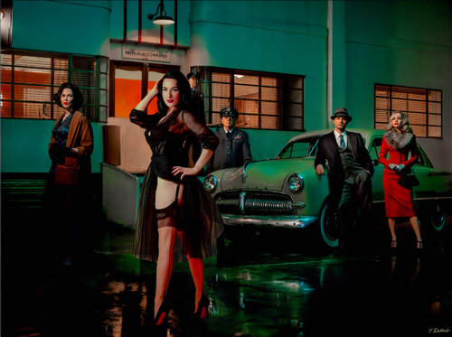 Dita starring in a 1950's Movie di Thomas Dellert, Fotografia in vendita su Singulart