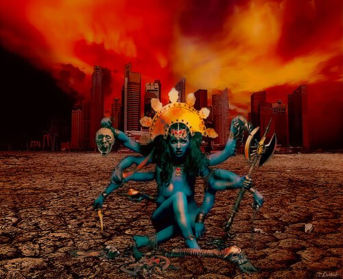 KALI TIME is here now. di Thomas Dellert, Stampa in vendita su Singulart