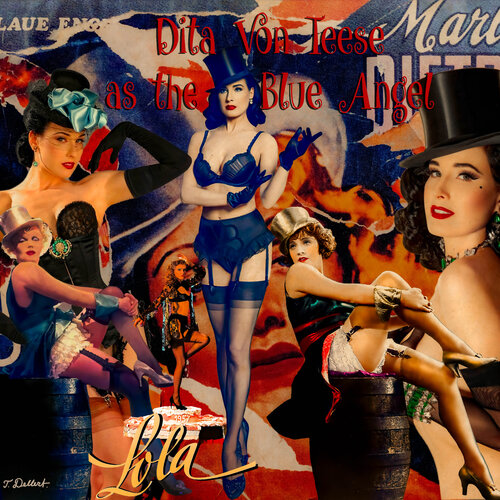 Dita as the Blue Angel di Thomas Dellert, Fotografia in vendita su Singulart