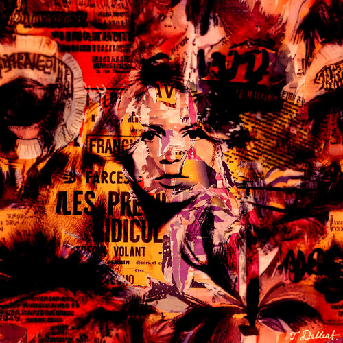 BB et les murs artistiques du Paris des années 60 by Thomas Dellert, Print for Sale on Singulart