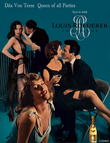 Dita and Louis Roederer par Thomas Dellert, Édition en vente sur Singulart