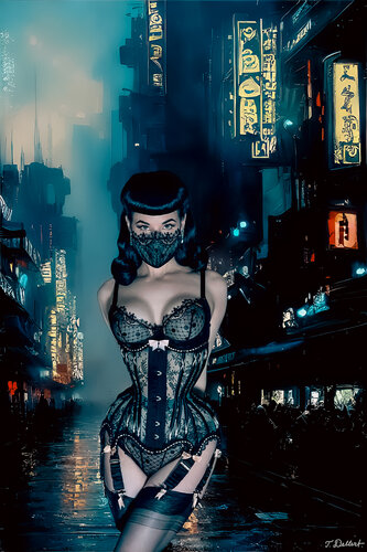 Dita in China Town di Thomas Dellert, Fotografia in vendita su Singulart