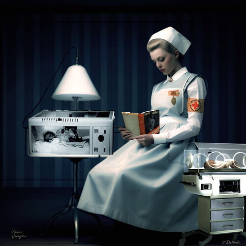 Babies for the leader . par Thomas Dellert, Photographie en vente sur Singulart