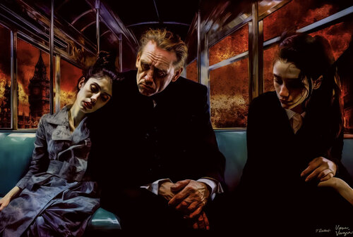 Last Tram Home. par Thomas Dellert, Édition en vente sur Singulart