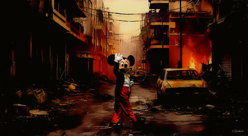 Mickey Kill-Roy was here von Thomas Dellert, Druck kaufen auf Singulart