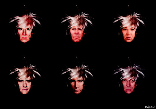 Six  Warholian Portraits de Thomas Dellert, Fotografía a la venta en Singulart