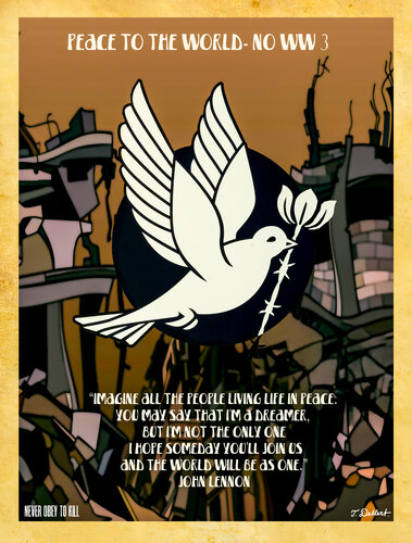 PEACE par Thomas Dellert, Édition en vente sur Singulart