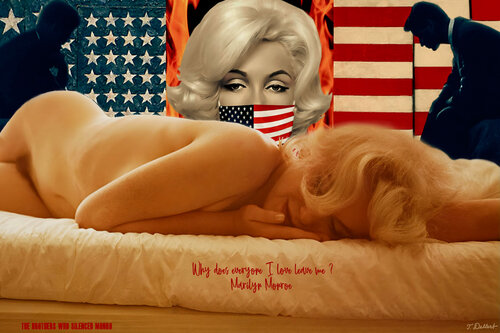 Murder on 12305. 5th Helena Drive. Based on the very last Monroe photograph 1962 taken by L.E.Nygårds par Thomas Dellert, Photographie en vente sur Singulart