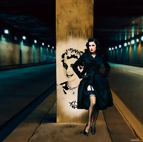 DITA and DIANA in Paris par Thomas Dellert, Photographie en vente sur Singulart