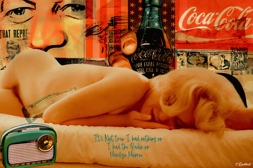 Marilyn's Naked Soul. Based on the very last Monroe photograph 1962 taken by L.E.Nygårds par Thomas Dellert, Photographie en vente sur Singulart
