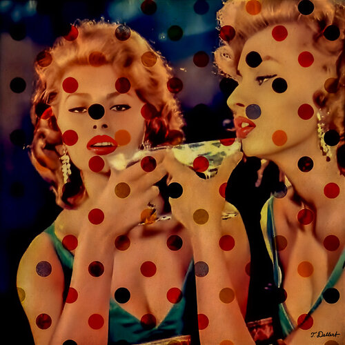 Sophia Loren party girl 1960 di Thomas Dellert, Stampa in vendita su Singulart