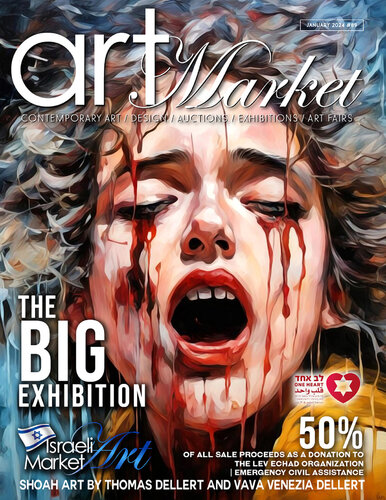Cover Art Market magazine 2024 par Thomas Dellert, Édition en vente sur Singulart