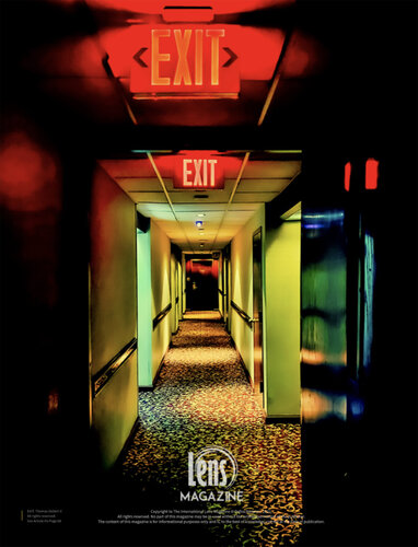 Back Cover Lens Magazine 2022 par Thomas Dellert, Édition en vente sur Singulart