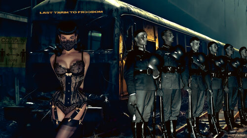 Dita and the Last Train to Freedom par Thomas Dellert, Photographie en vente sur Singulart