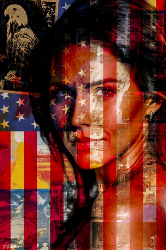 Tulsi Gabbard by Thomas Dellert, Print for Sale on Singulart