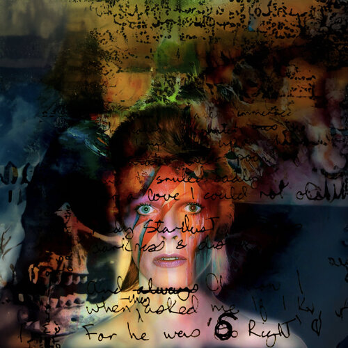 Ziggy Stardust played guitar van Thomas Dellert, Afdruk te koop op Singulart