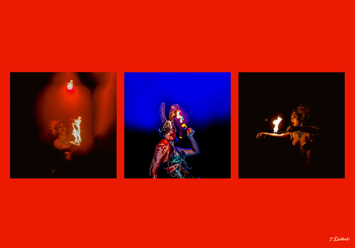 Com-on Baby Light my FIRE.  Original photography by T Dellert from Torture Garden London Thomas Dellert