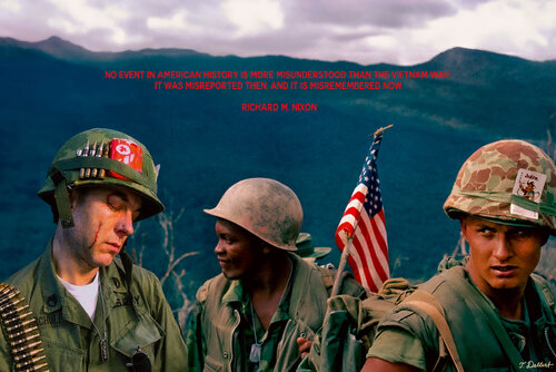 Americans are always engage in wars  in other countries not in America. A self portrait of Thomas Dellert as an American GI par Thomas Dellert, Photographie en vente sur Singulart