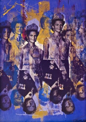 King carl Gustaf and Queen Silvia of Sweden.          ( NEW PRINTS AVAILABLE ) par Thomas Dellert, Édition en vente sur Singulart