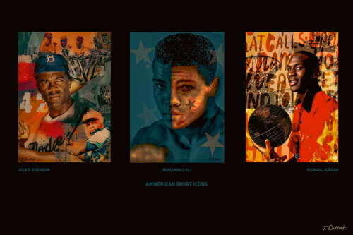 American Sport Icons de Thomas Dellert, Impresión a la venta en Singulart