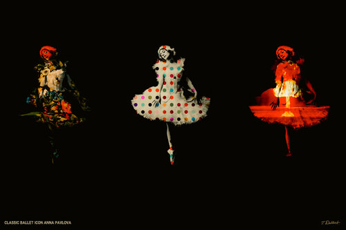 Classic Ballet Icon Anna Pavlova de Thomas Dellert, Impresión a la venta en Singulart