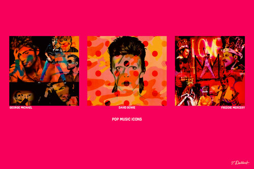 Pop Music Icons de Thomas Dellert, Impresión a la venta en Singulart