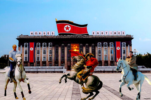 The Three Horses of the coming Apocalypse de Thomas Dellert, Fotografía a la venta en Singulart