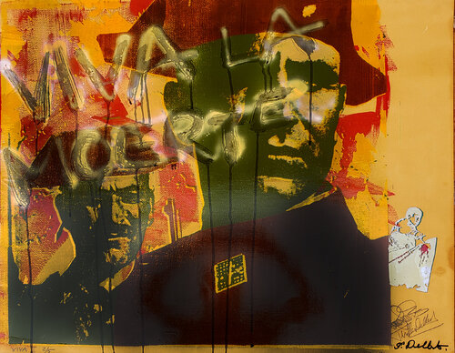 Viva Espana Viva La Muerte. ONE OF A KIND . after a photograph by Eugene Smith de Thomas Dellert, Impresión a la venta en Singulart