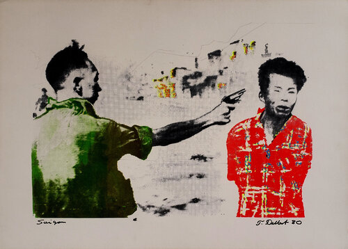 SAIGON 1968. After a photograph by Eddie Adams de Thomas Dellert, Impresión a la venta en Singulart