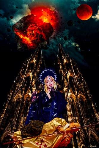 Madonna Like a Comet de Thomas Dellert, Impresión a la venta en Singulart