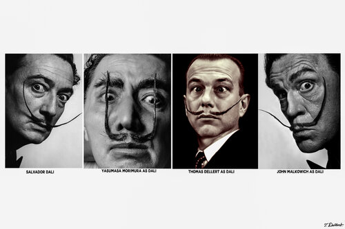 Salvador Dali 4 times Thomas Dellert