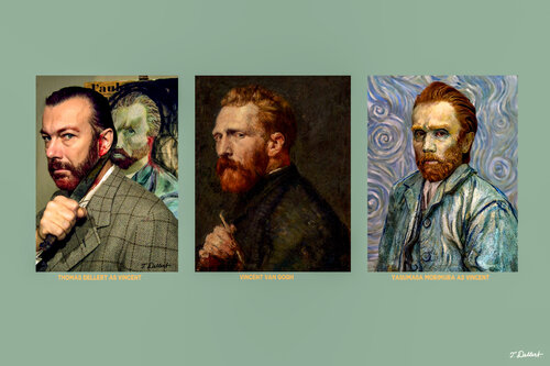 Vincent Van Gogh 3 times Thomas Dellert