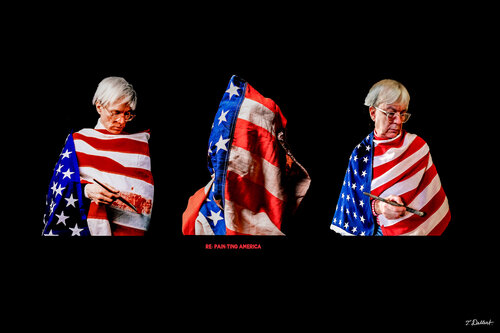 Stars and Stripes Warhol and Dellert Thomas Dellert