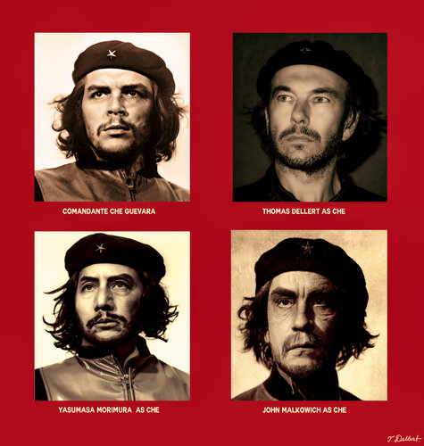 CHE GUEVARA 4 times par Thomas Dellert, Photographie en vente sur Singulart