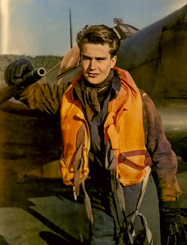 MARIUS ERIKSEN R.A.F. WW 2 flying Ace par Thomas Dellert, Photographie en vente sur Singulart