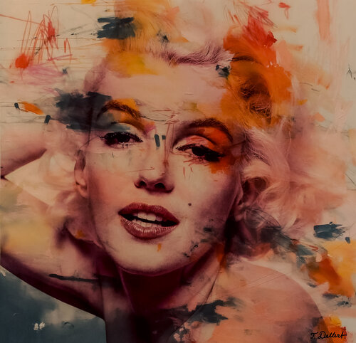 PAIN-ted Over Marilyn - version 2 par Thomas Dellert, Édition en vente sur Singulart